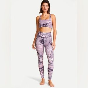 Victoria’s Secret Purple Marbled Raceback Sports Bra